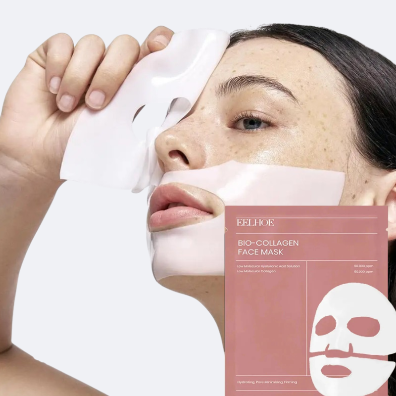 Masque Collagène en boîte de 4, pour le soin du visage