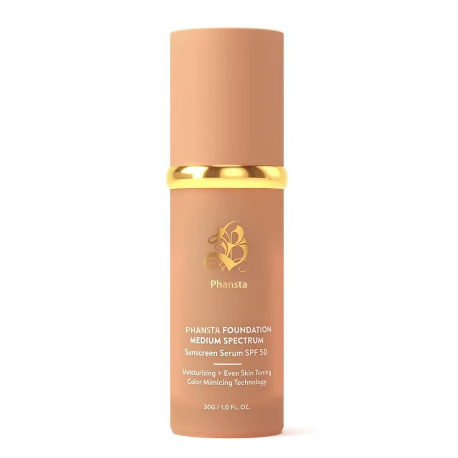 Fond de teint correcteur liquide végan longue tenue 4-en-1 avec protection solaire